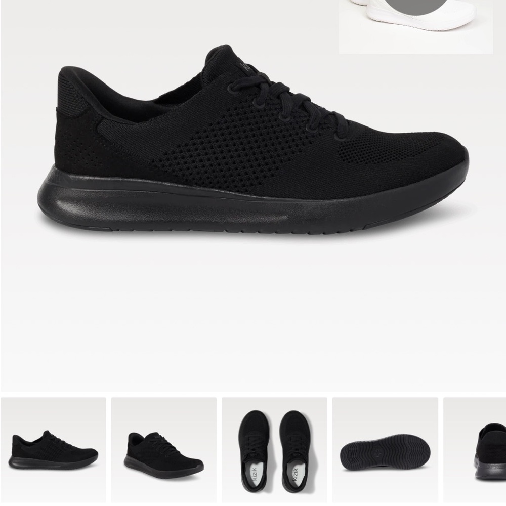 Kizik Lima Black Shoes, Size 12. NIB